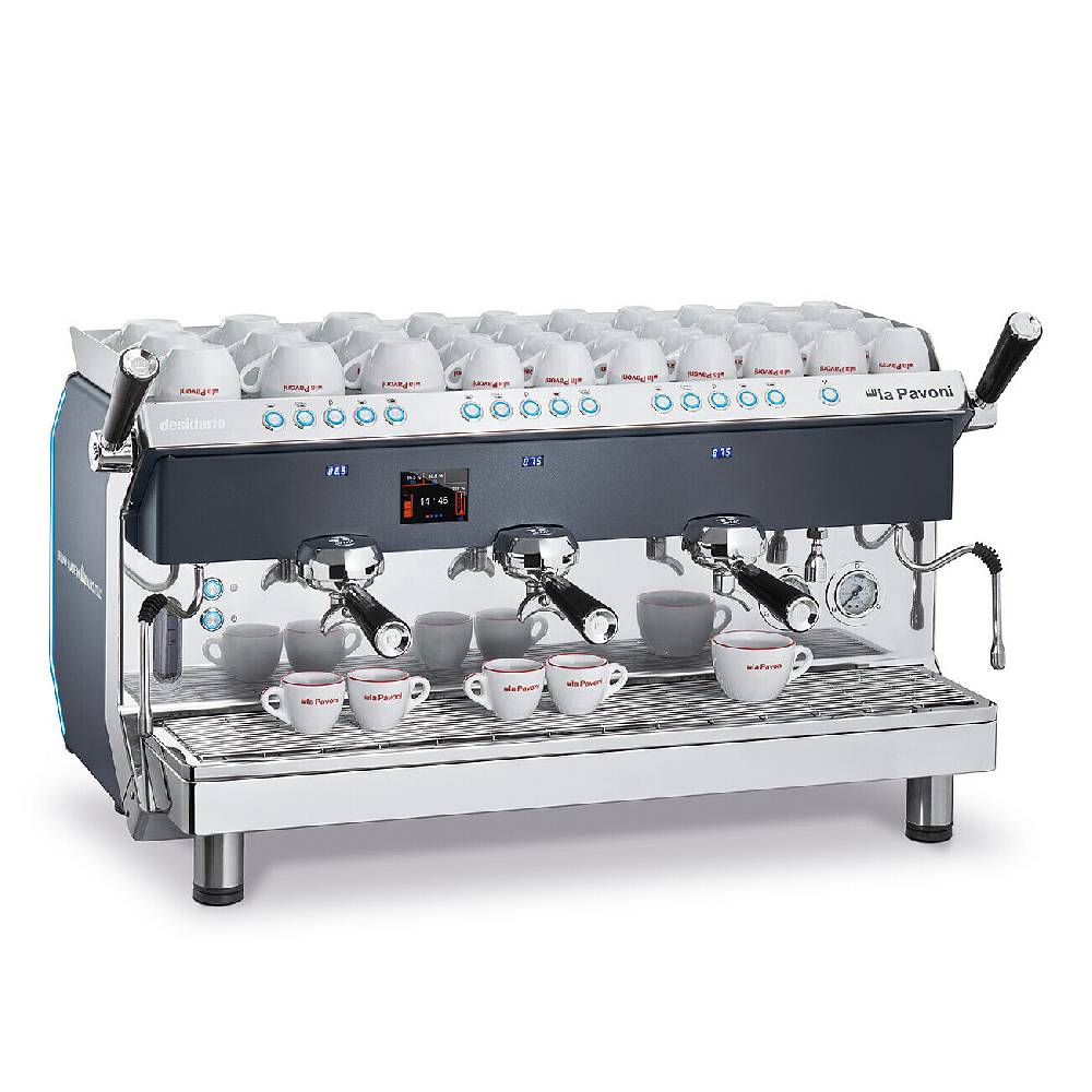 La Pavoni DESIDERIO VOLUMETRICA 3 GRUPPI NERA Italy