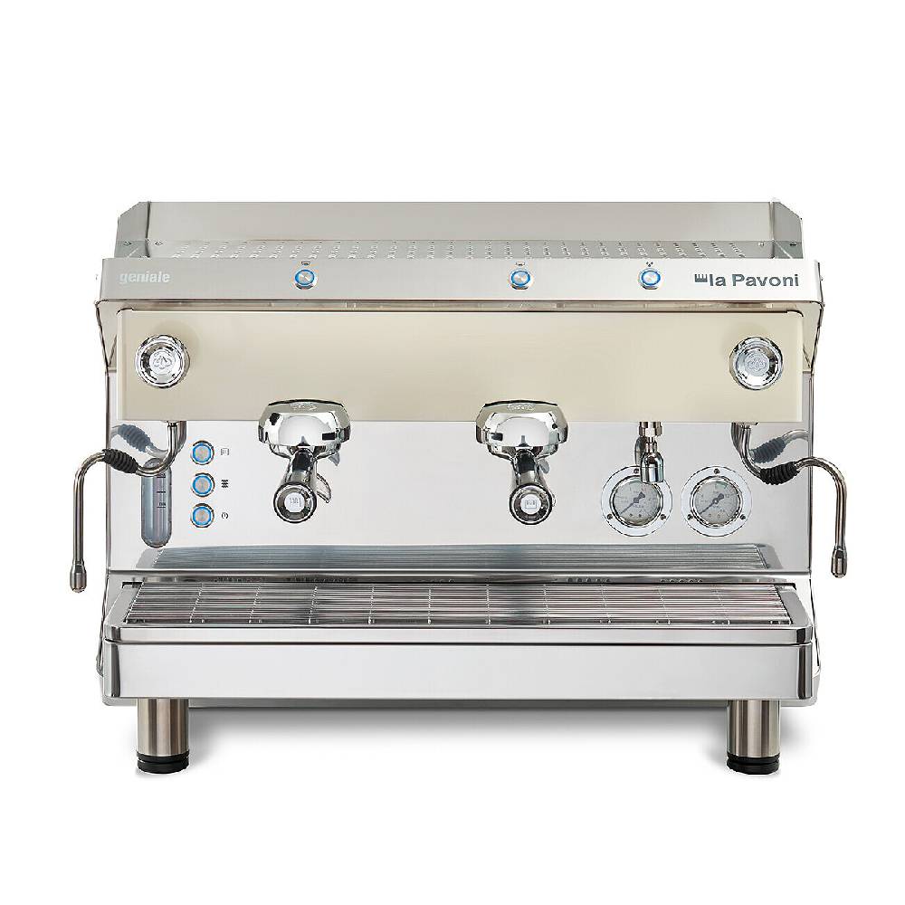 La Pavoni GENIALE SEMIAUTOMATICA 2 GRUPPI BIANCA Prezzo Ridotto