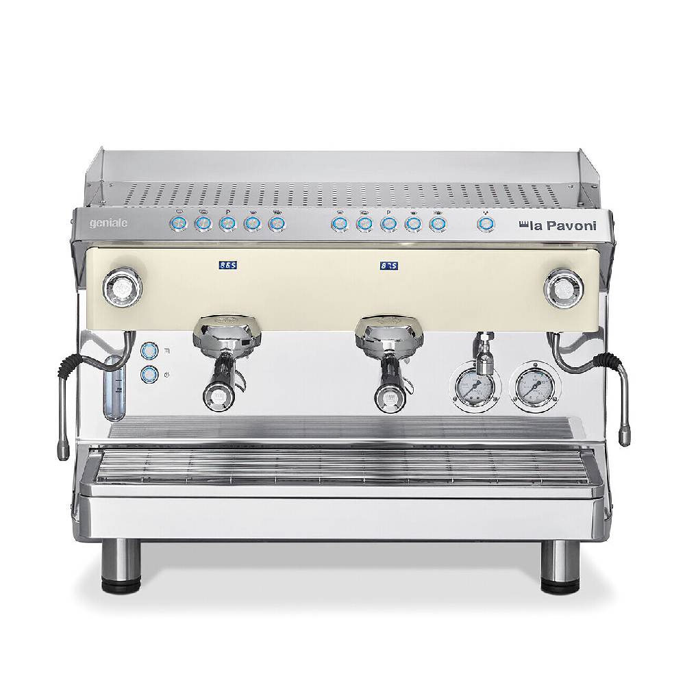La Pavoni GENIALE VOLUMETRICA 2 GRUPPI BIANCA Convenienza