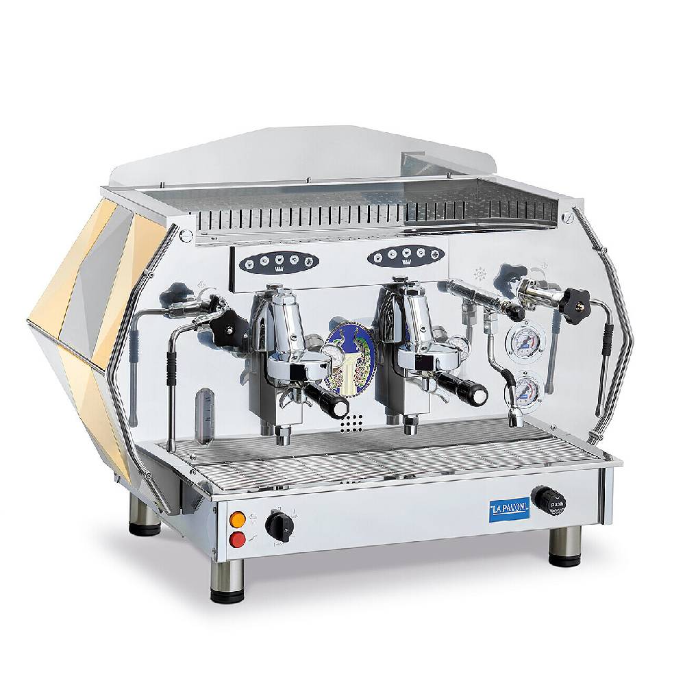 La Pavoni DIAMANTE E61 VOLUMETRICA 2 GRUPPI ORO