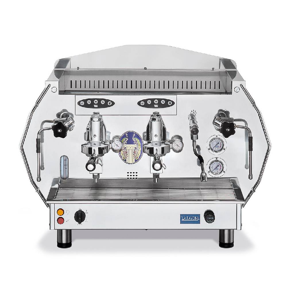 La Pavoni DIAMANTE E61 VOLUMETRICA 2 GRUPPI ORO In Linea