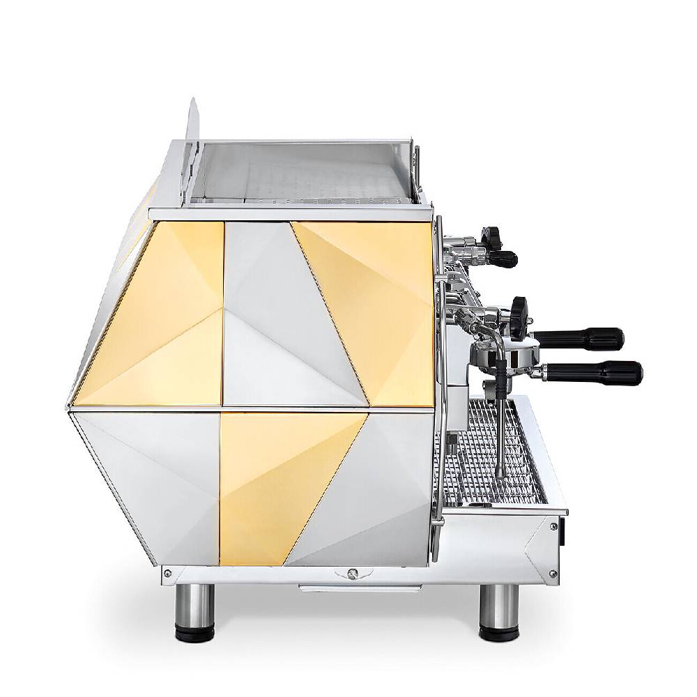 La Pavoni DIAMANTE E61 VOLUMETRICA 2 GRUPPI ORO In Linea