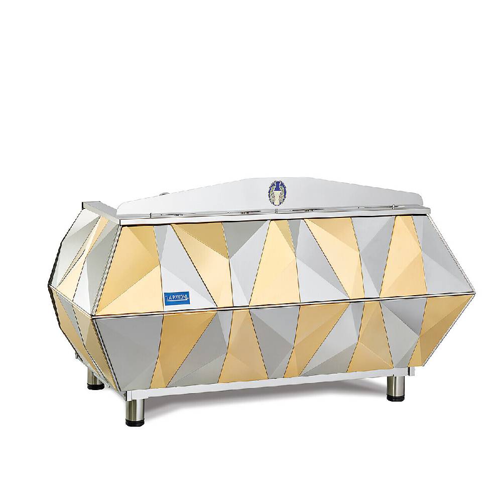 La Pavoni DIAMANTE E61 VOLUMETRICA 3 GRUPPI ORO Nuovo