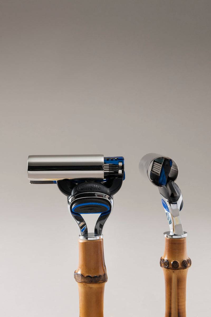 Lorenzi Milano Set barba toilette con campana in Bambù 2025