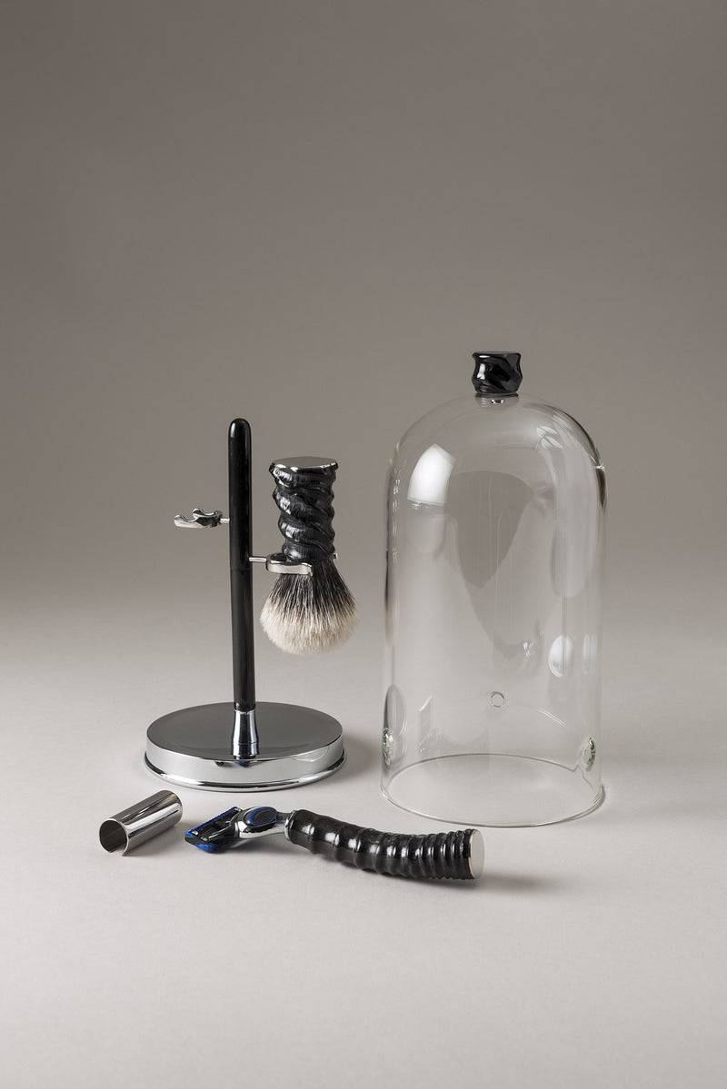 Lorenzi Milano Set barba toilette con campana in Springbok Vendita