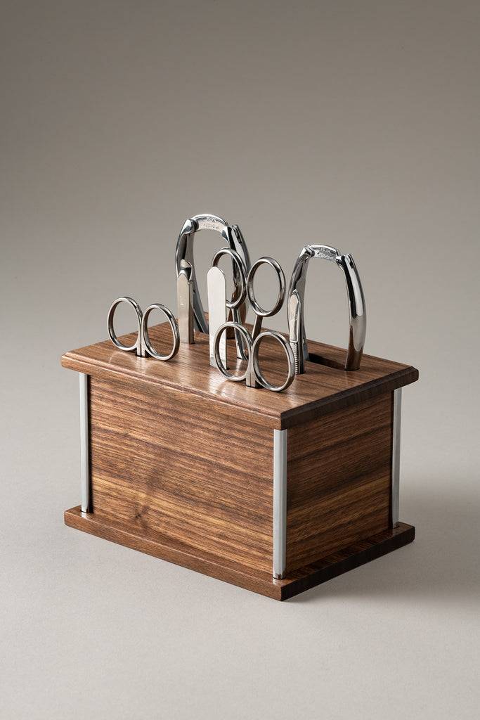 Lorenzi Milano Completo manicure da toilette in Legno Sconto