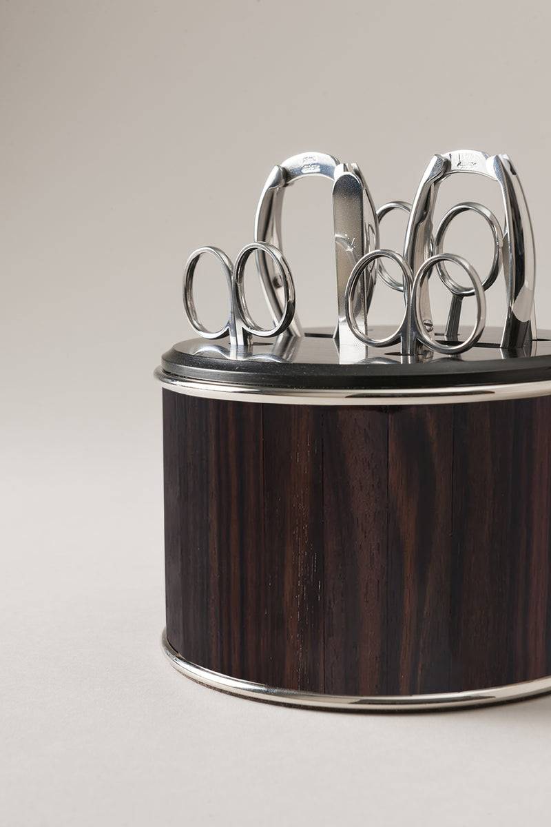 Lorenzi Milano Completo manicure da toilette in Legno Saldi