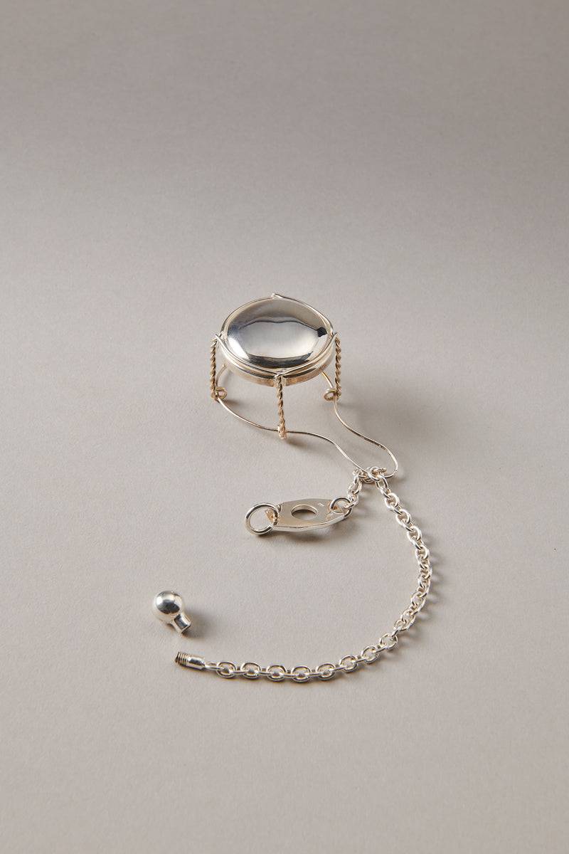 Lorenzi Milano Portachiavi tappo champagne in Argento Negozi Online