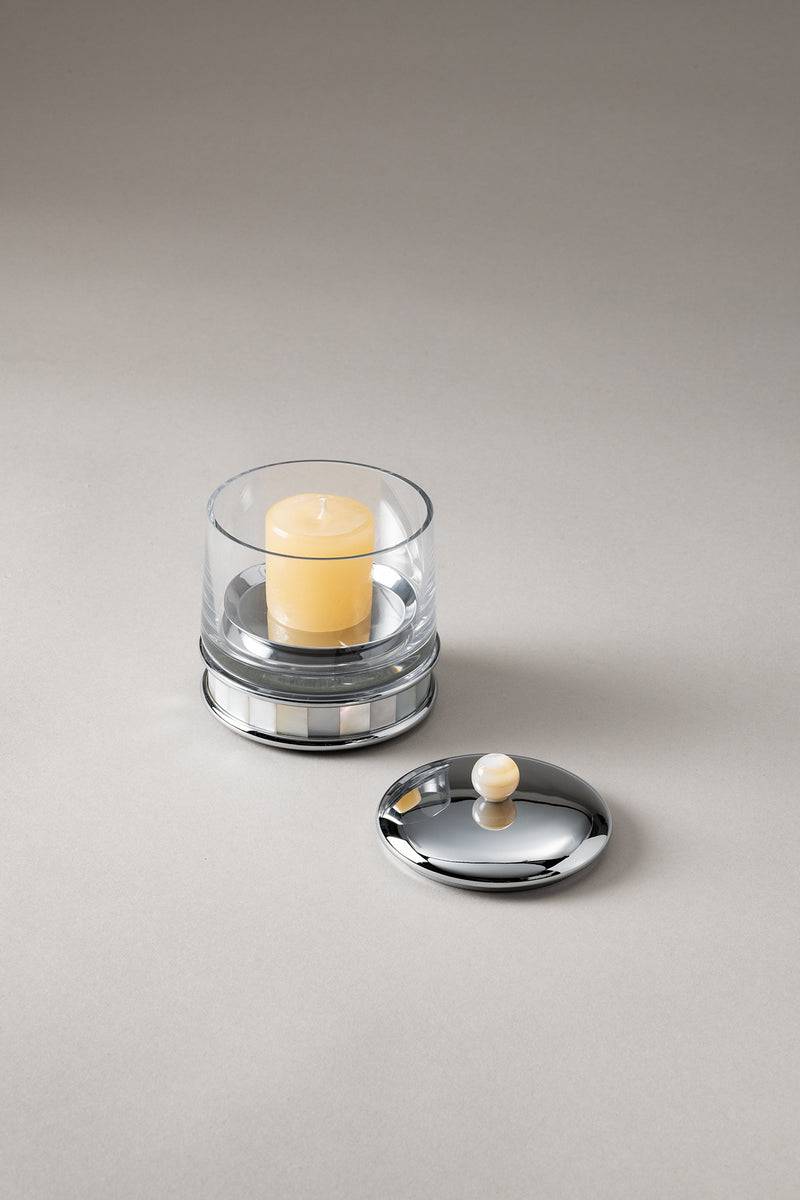 Lorenzi Milano Porta candele piccolo in Madreperla In Linea