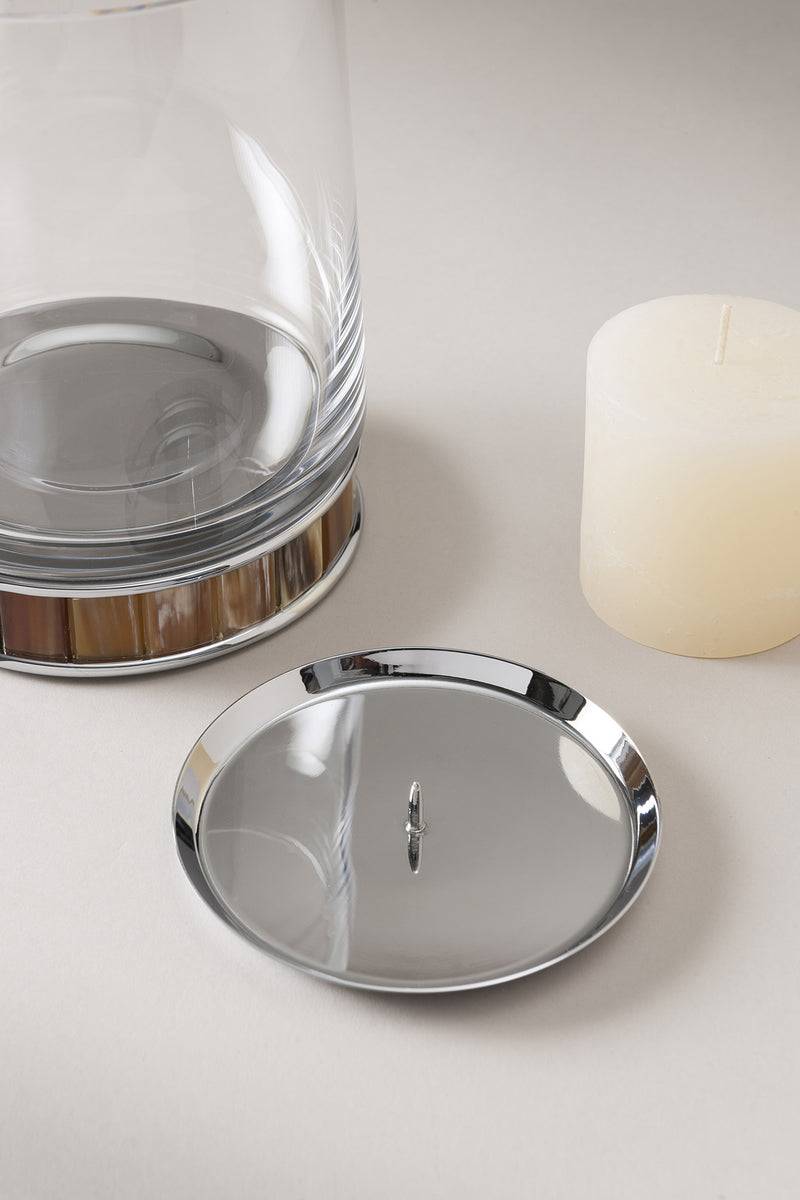Lorenzi Milano Porta candele grande in Zebu Fino Al -60%