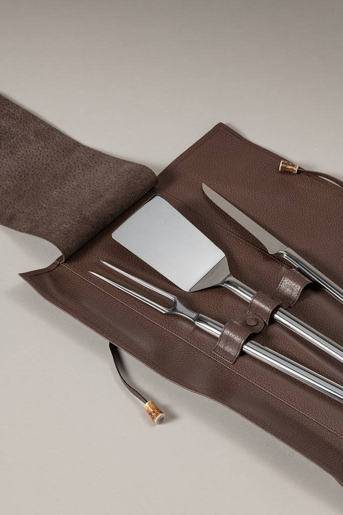 Lorenzi Milano Set BBQ piccolo in Cervo (palco) Offerte