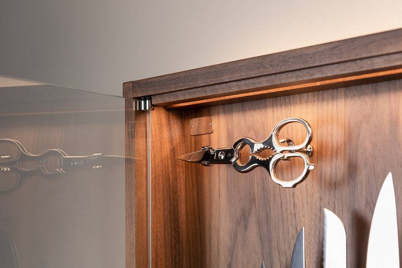 Lorenzi Milano Coltelliera piccola con vetro in POM In Linea