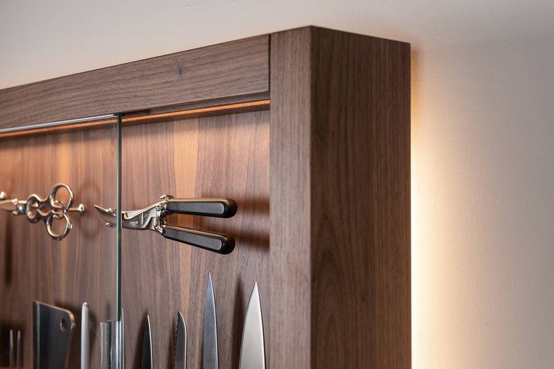 Lorenzi Milano Coltelliera grande con vetro in POM Promozione