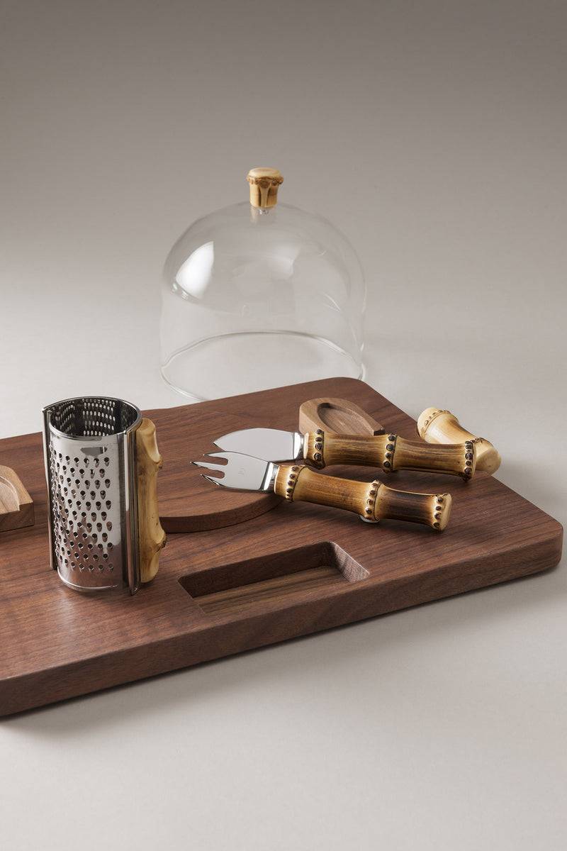 Lorenzi Milano Set da parmigiano in Bambù Offerta Anniversario