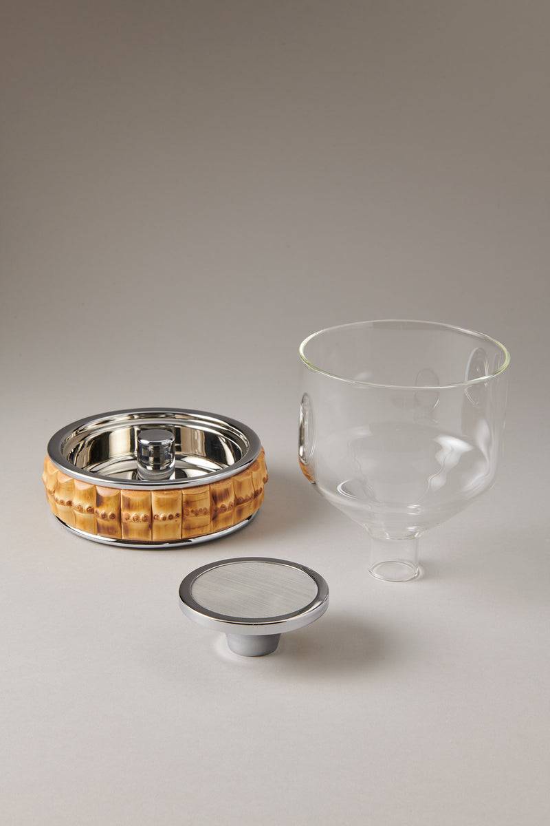 Lorenzi Milano Filtro vino per decanter in Bambù Negozio online di fabbrica