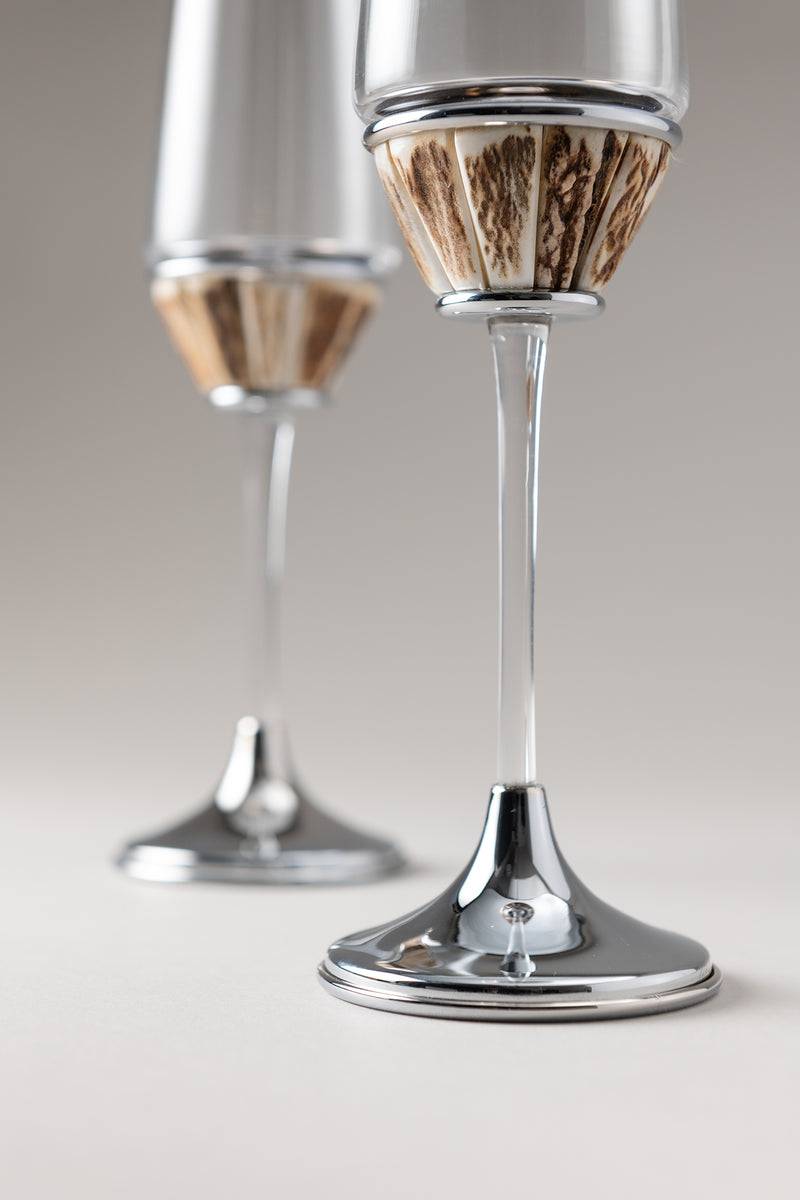 Lorenzi Milano Coppia flute champagne in Cervo (palco) Flash Sale