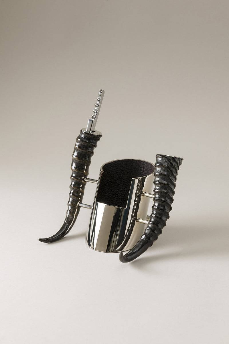 Lorenzi Milano Porta bottiglie con impugnature in Springbok Offerte speciali