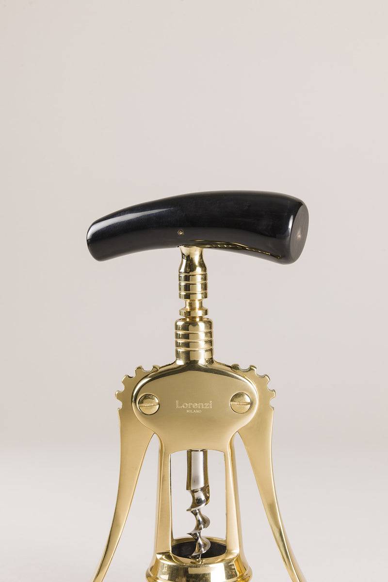 Lorenzi Milano Cavatappi tradizionale ottone in Zebu Promozione temporanea