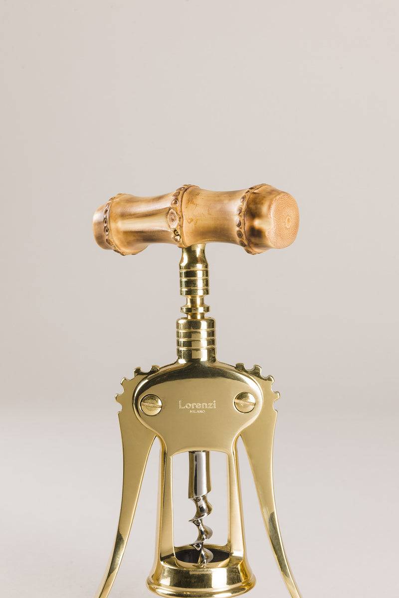 Lorenzi Milano Cavatappi tradizionale ottone in Bambù Fino al 60% di sconto