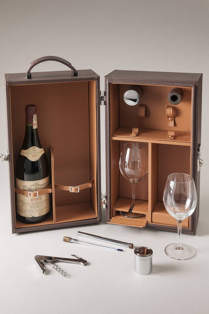 Lorenzi Milano Valigia per bottiglie vino in Cinghiale Outlet