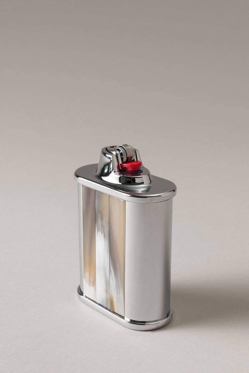 Lorenzi Milano Porta accendino Bic tavolo in Zebu Offerta speciale della fabbrica