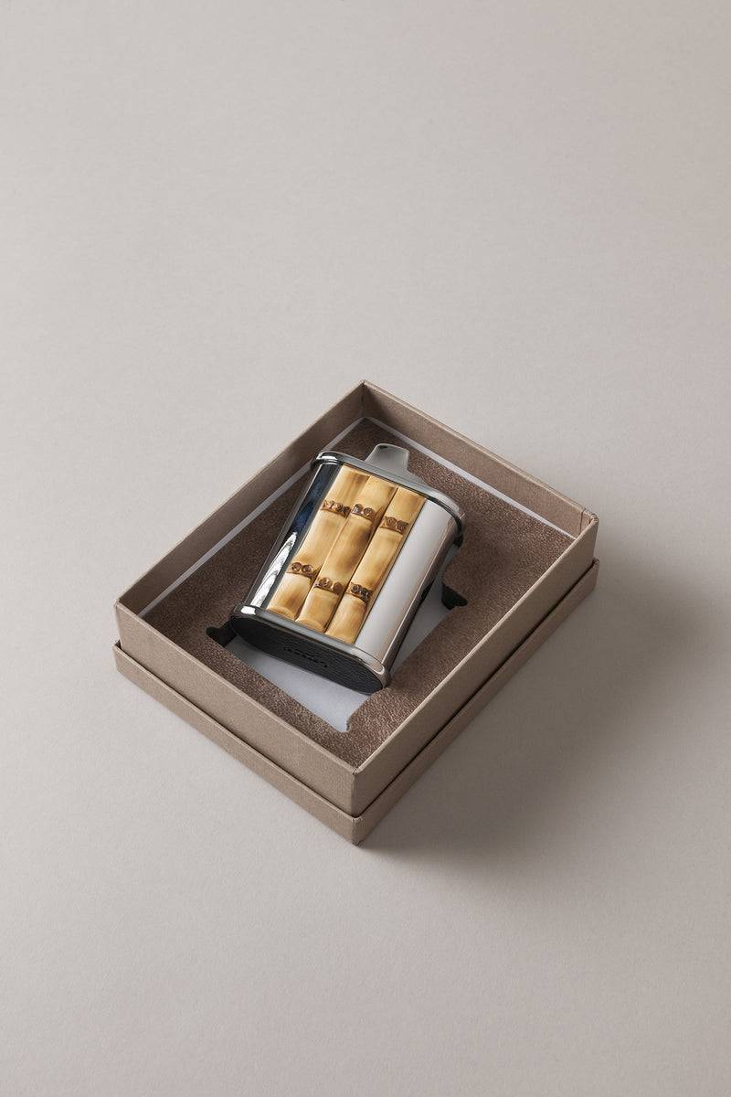 Lorenzi Milano Porta accendino Bic tavolo in Bambù Super sconto