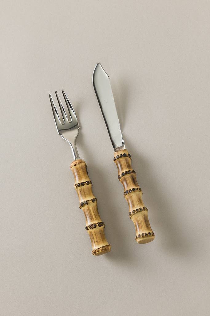 Lorenzi Milano Coppia pesce da tavola in Bambù Promozione Limitata