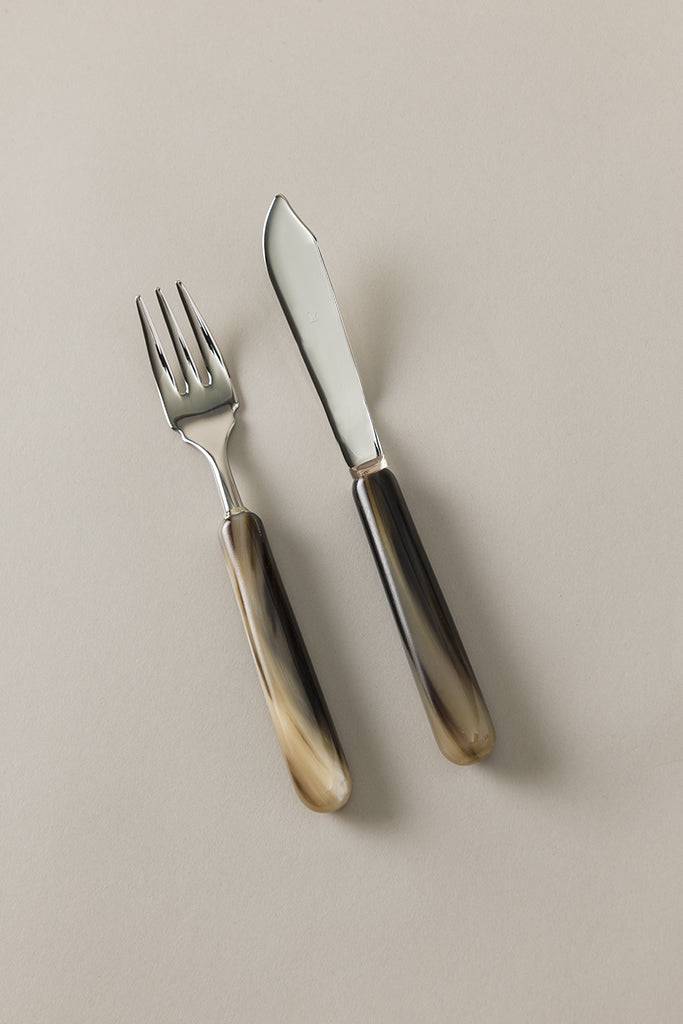 Lorenzi Milano Coppia pesce da tavola in Zebu Shopping Online