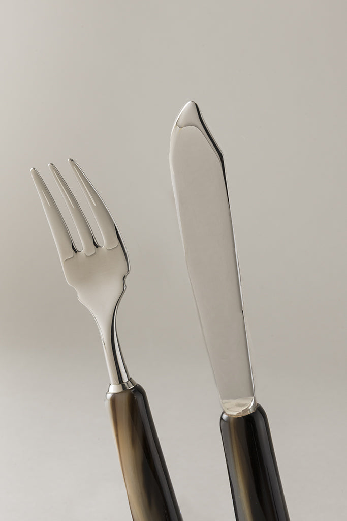 Lorenzi Milano Coppia pesce da tavola in Zebu Shopping Online