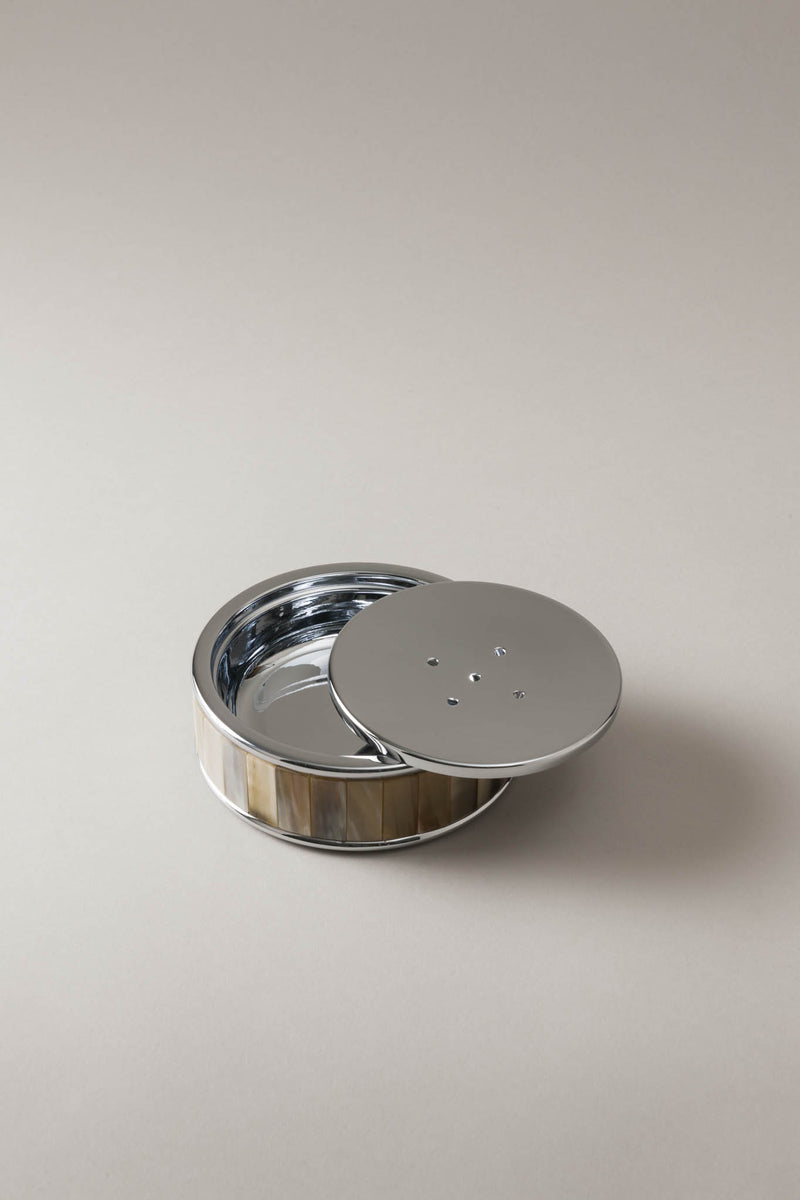 Lorenzi Milano Porta saponetta da toilette in Zebu Affare Del Giorno