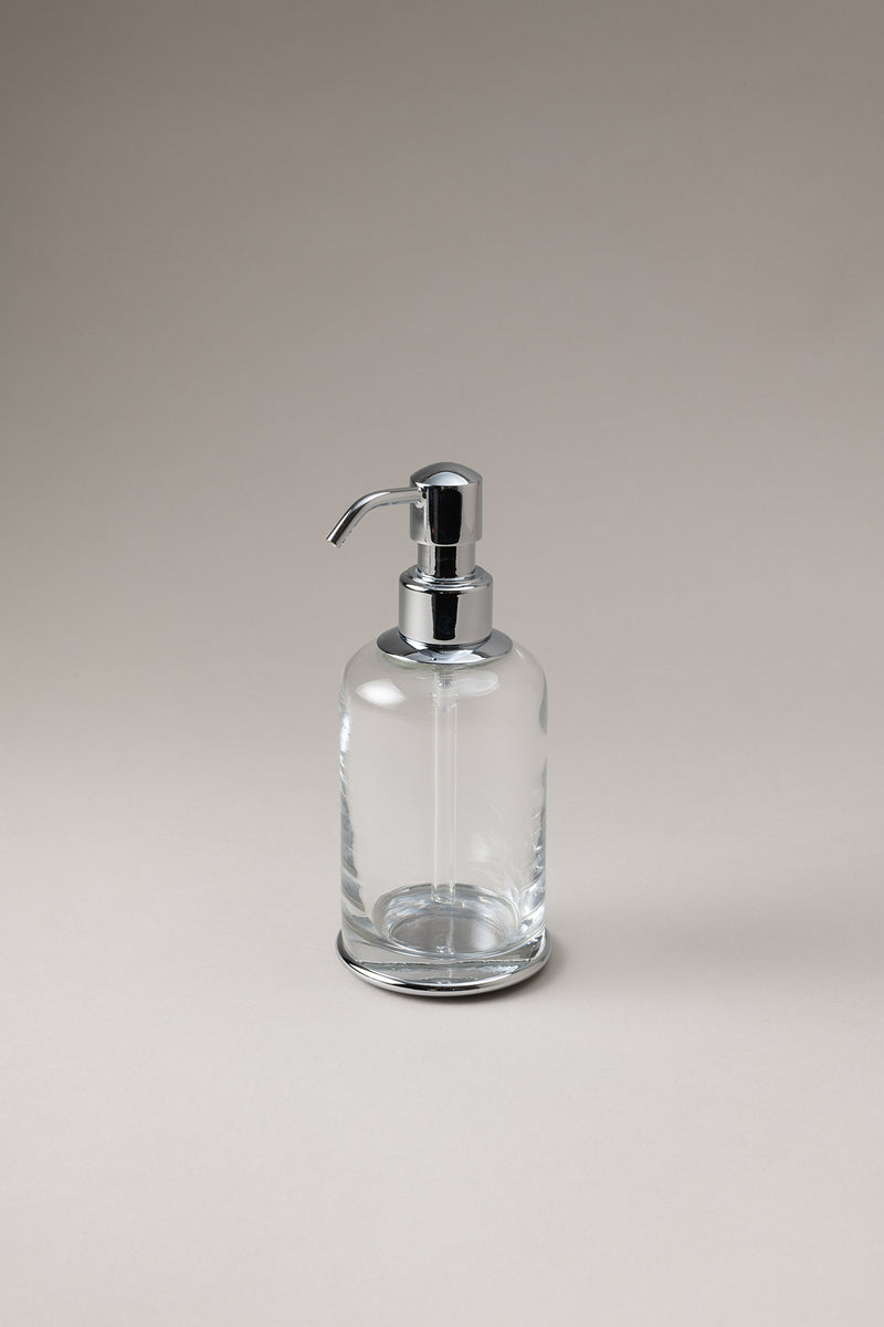 Lorenzi Milano Dosatore sapone liquido vetro in Ottone cromato Black Friday