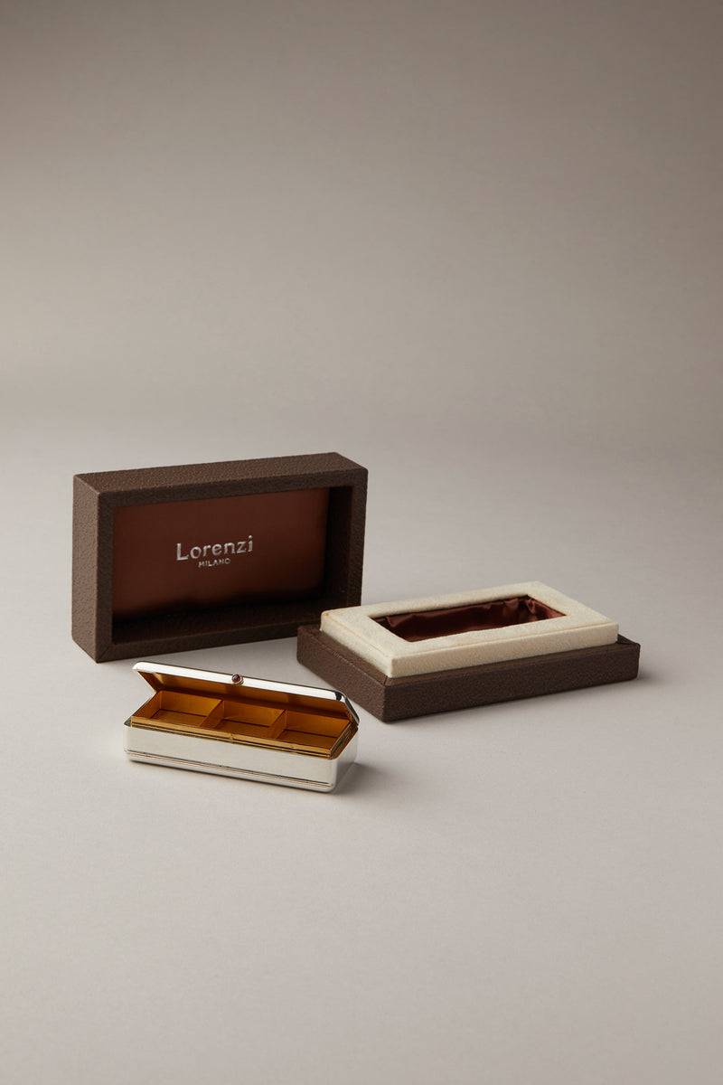 Lorenzi Milano Porta pillole settimanale in Argento Offerta San Valentino