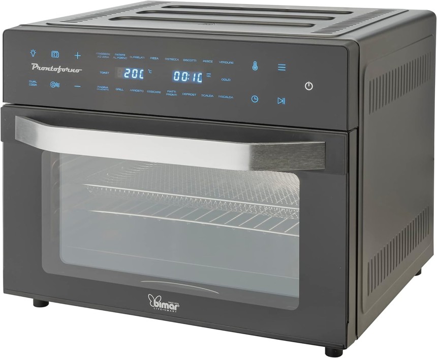 Shopty Forno Elettrico e Ventilato con Funzione Friggitrice ad Aria da 30 lt Bimar B301 Spedizione Gratuita