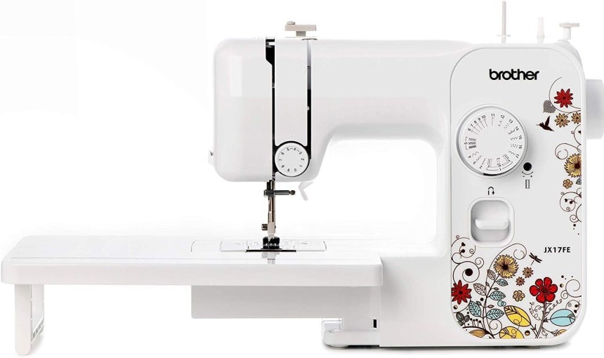 Shopty Brother JX17FE (Fantasy Edition) Macchina per Cucire Automatica con 17 Punti di Cucito Completa e Facile per Principianti - Offerta con Tavolo prolunga e Borsa Qualità Garantita
