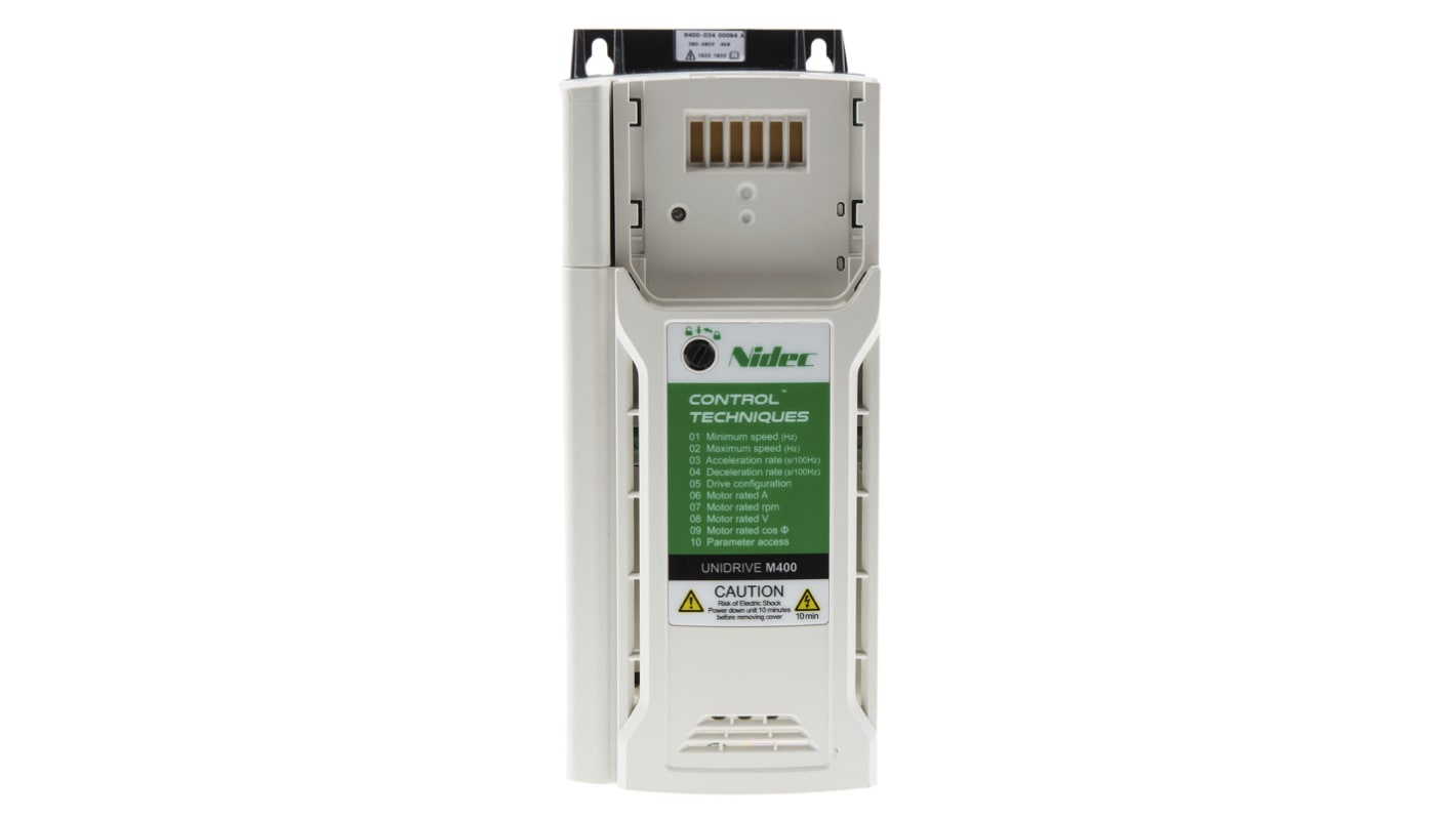 Rs-Online Inverter Control Techniques 7 5 kW 380 → 480 V c.a. 3 fasi 0 → 550Hz Nuovo