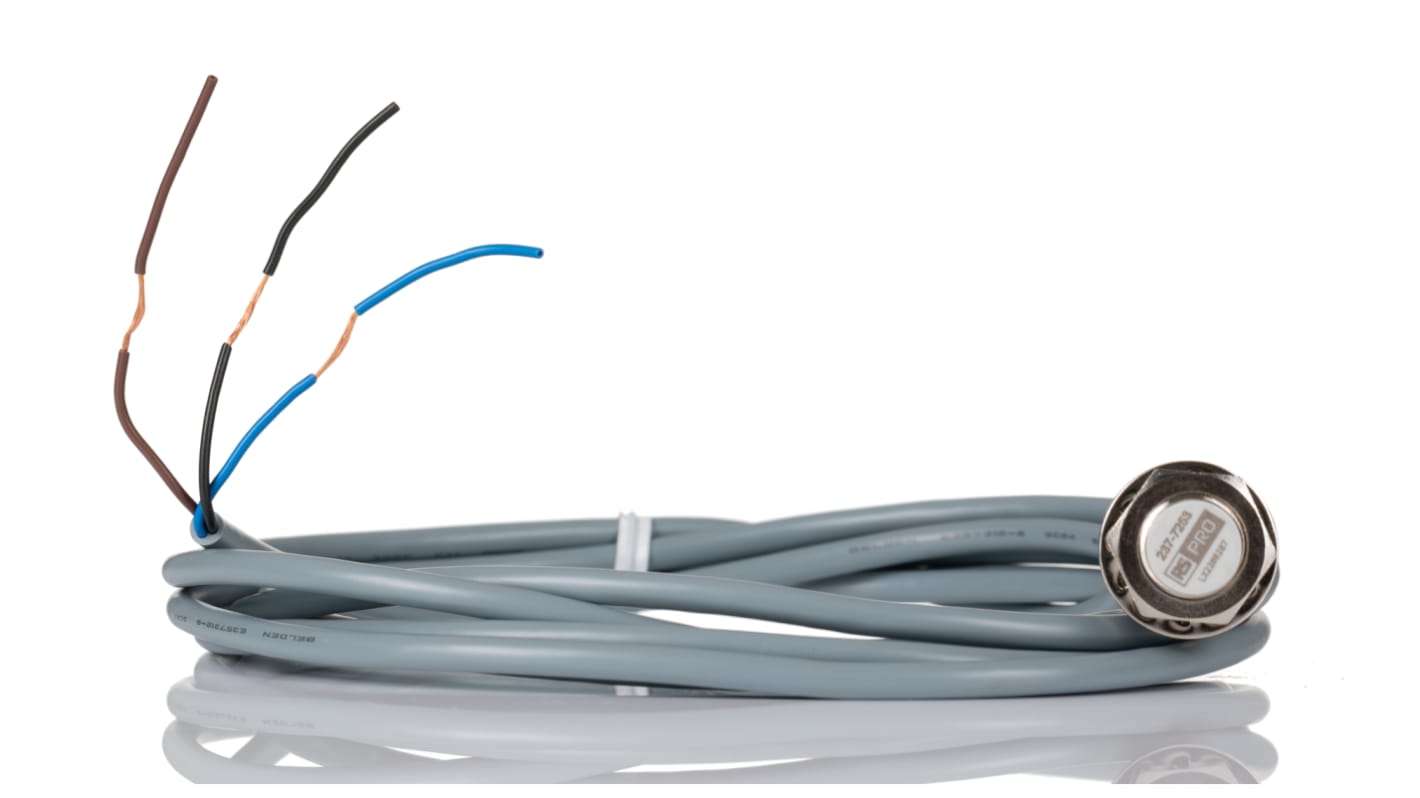 Rs-Online Sensore di prossimità Cilindro filettato RS PRO M12 rilevamento 8 mm 10 → 36 V CC Promozione