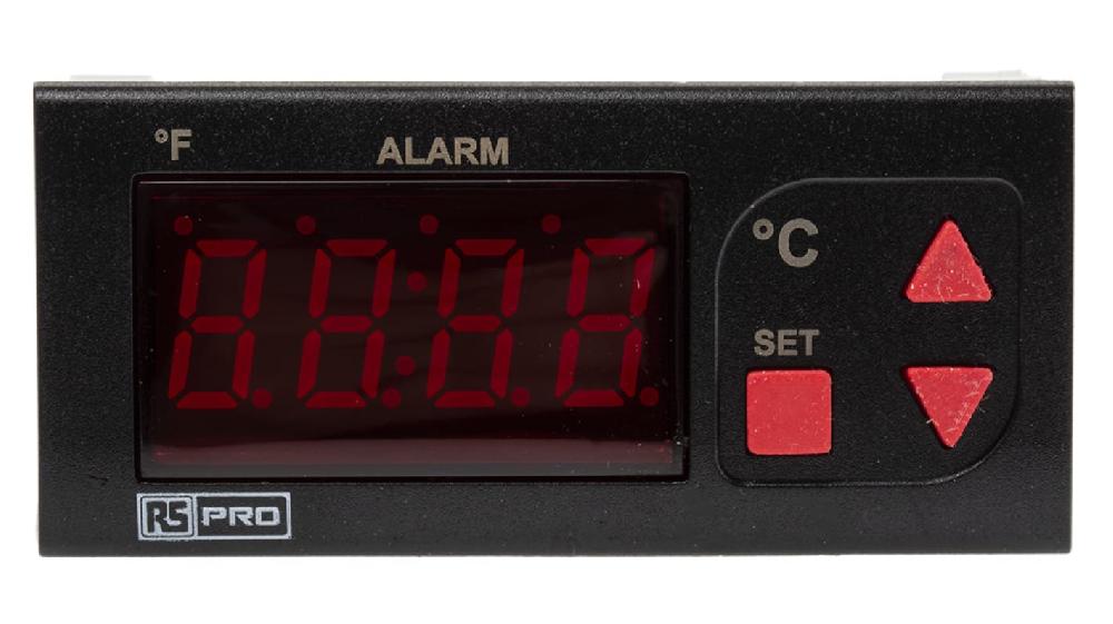 Rs-Online Indicatore di temperatura RS PRO 24 V ca/cc 77 x 35mm In vendita