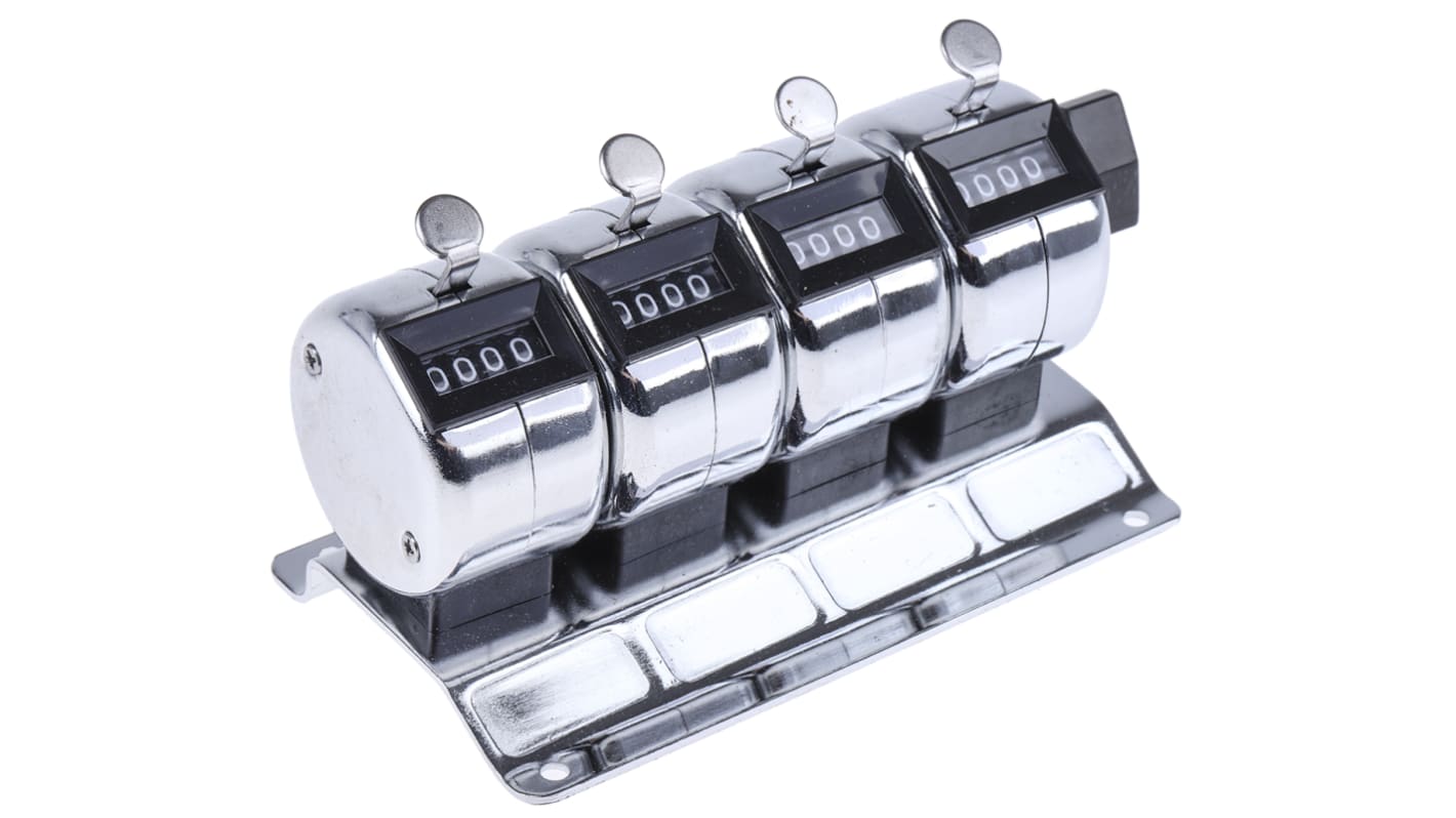 Rs-Online Contatore Meccanico RS PRO display Meccanico 4 cifre Consegna Veloce