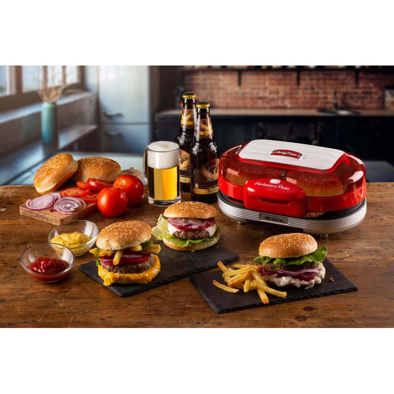 Ariete GRIGLIA ELETTRICA PER HAMBURGER ROSSO Vendita Calda
