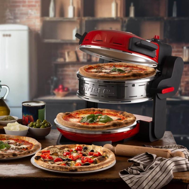 Ariete FORNO PIZZA DOPPIO IN 4’ MINUTI ROSSO In Linea