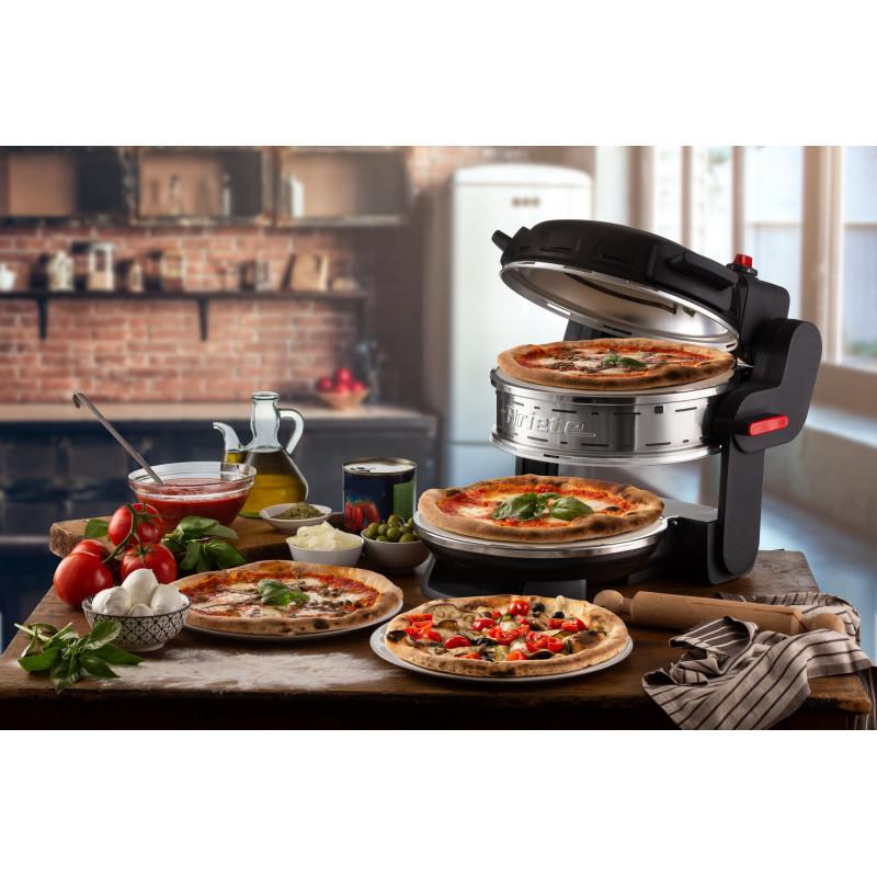 Ariete FORNO PIZZA DOPPIO IN 4’ MINUTI NERO Nuovo