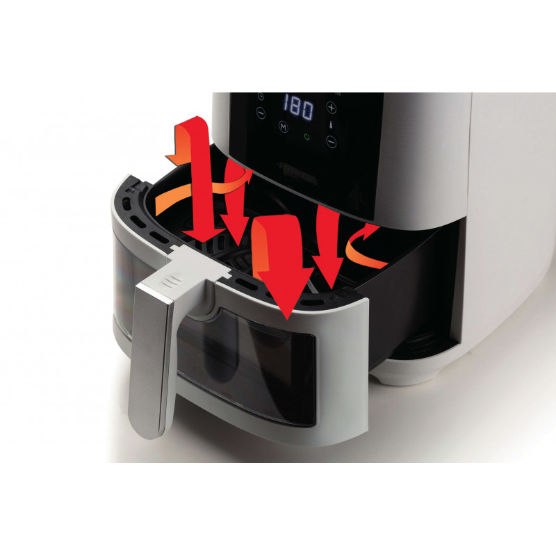 Ariete FRIGGITRICE AD ARIA 6 LITRI CON VETRO Moda