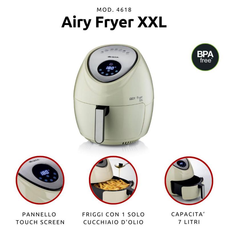 Ariete FRIGGITRICE AD ARIA XXL DA 7 LITRI BEIGE Spedizione Gratuita