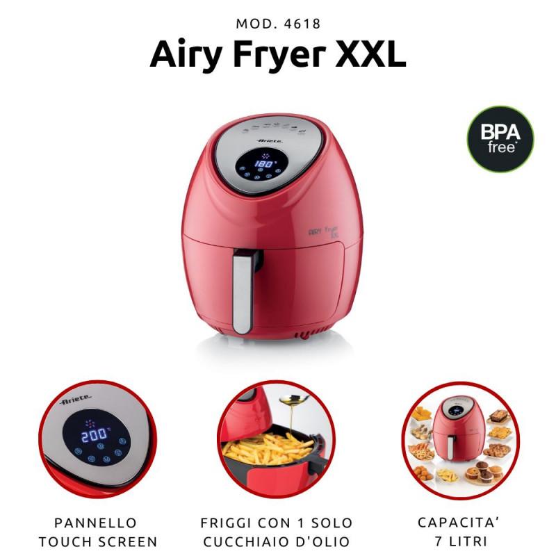 Ariete FRIGGITRICE AD ARIA XXL DA 7 LITRI ROSSO Pezzi Unici