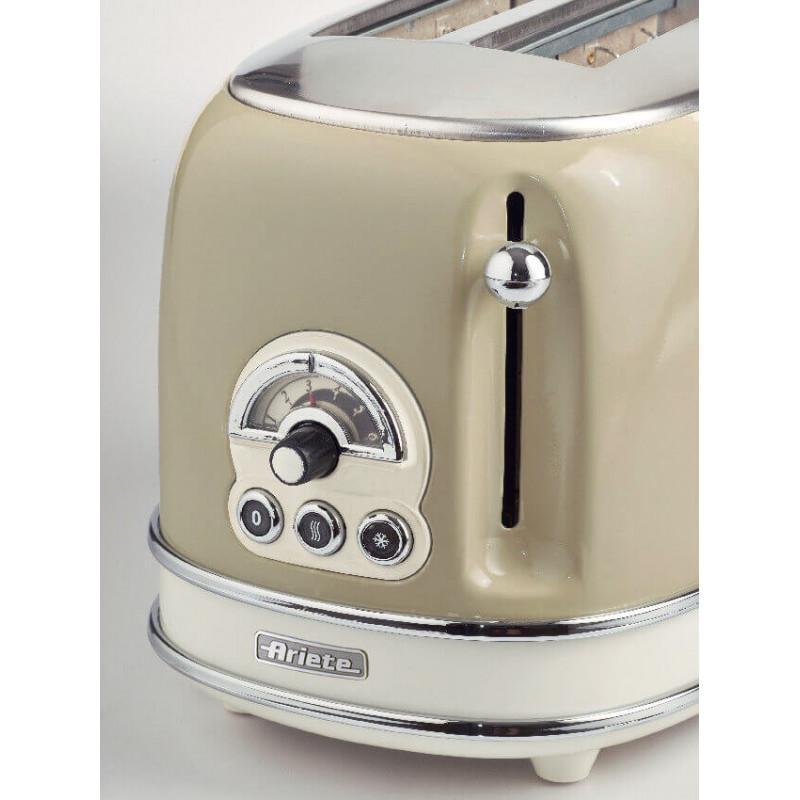 Ariete TOSTAPANE 2 FETTE VINTAGE BEIGE Saldi Di Fabbrica