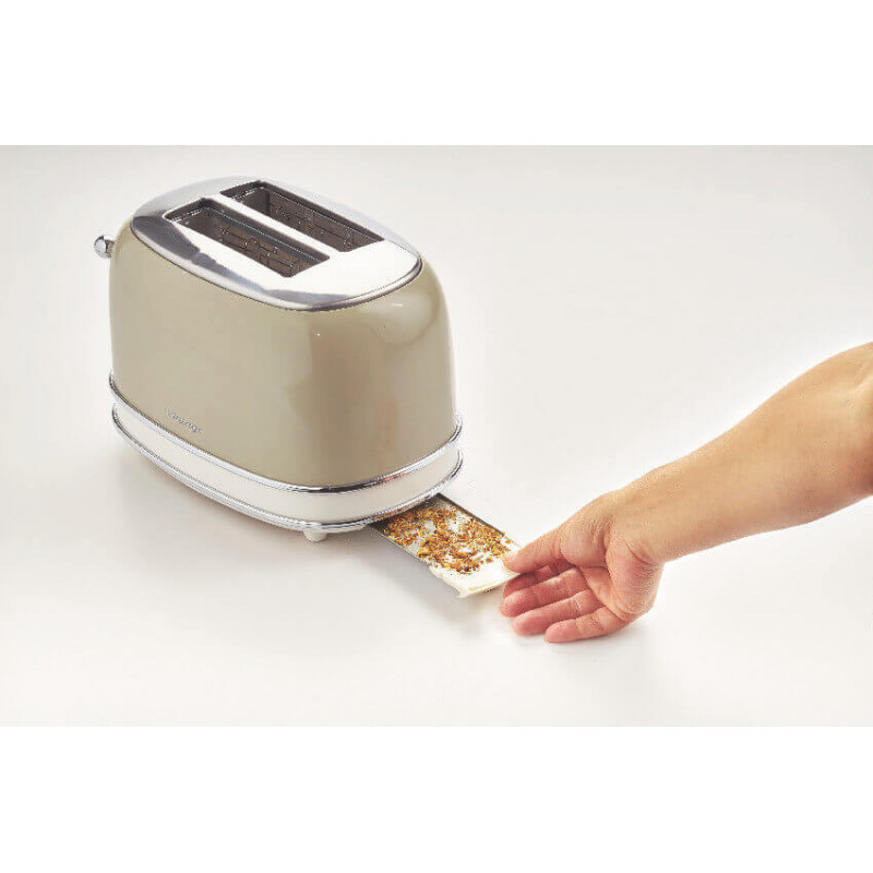 Ariete TOSTAPANE 2 FETTE VINTAGE BEIGE Saldi Di Fabbrica