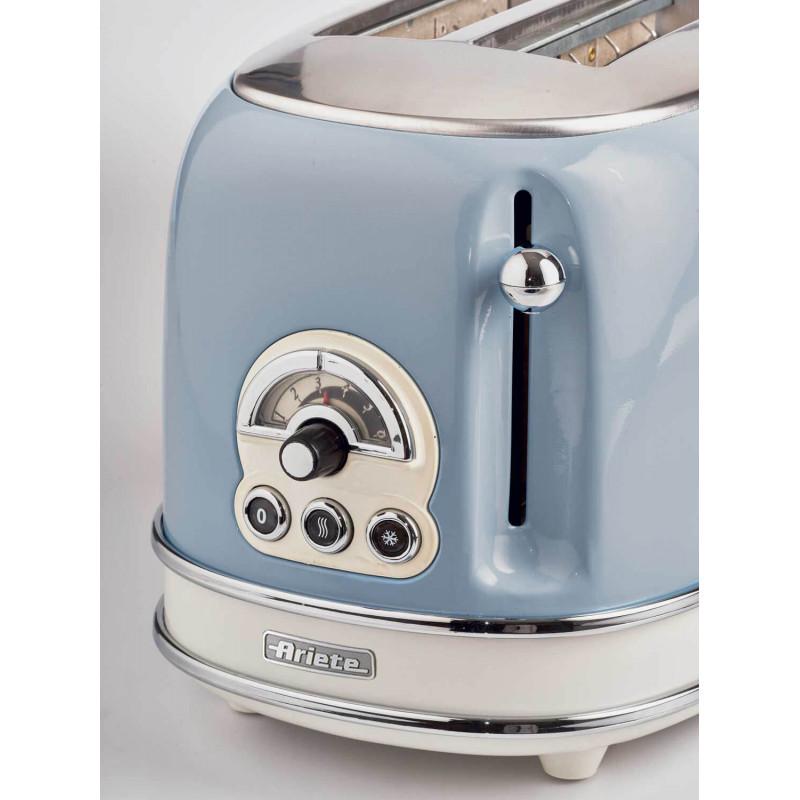 Ariete TOSTAPANE 2 FETTE VINTAGE CELESTE Vendite Flash