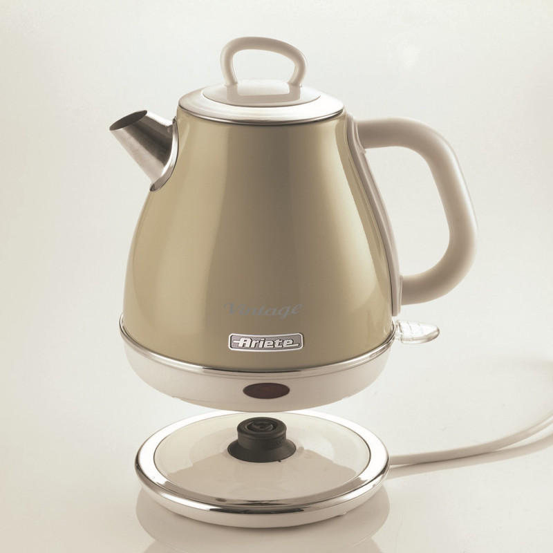 Ariete BOLLITORE ELETTRICO 1 LITRO VINTAGE BEIGE Consegna Veloce