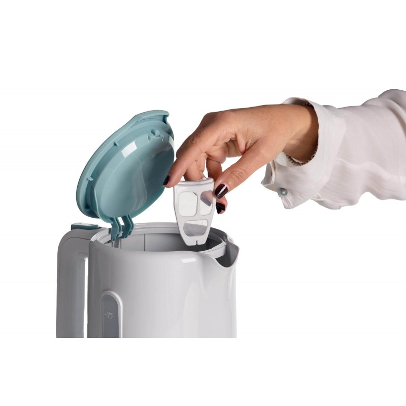 Ariete BOLLITORE ELETTRICO 1 7L BREAKFAST BIANCO &AMP; CELESTE Presa