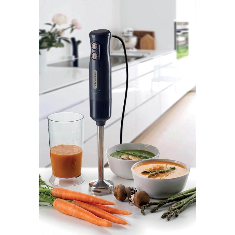 Ariete FRULLATORE A IMMERSIONE CON LAMA IN ACCIAIO INOX GRIGIO SCURO &AMP; TORTORA Saldi